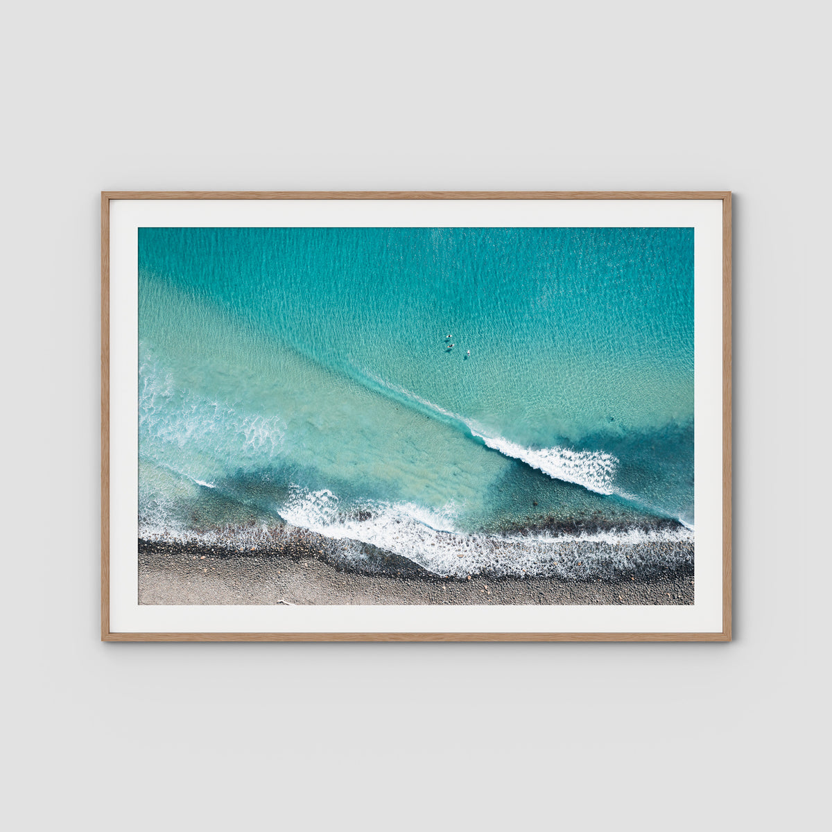 Lennox Top Down - Fine Art Print - Traditional Frame - Raw Oak - Landscape