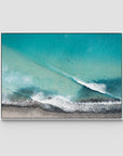 Lennox Top Down - Fine Art Print - Float Frame Canvas - White - Landscape