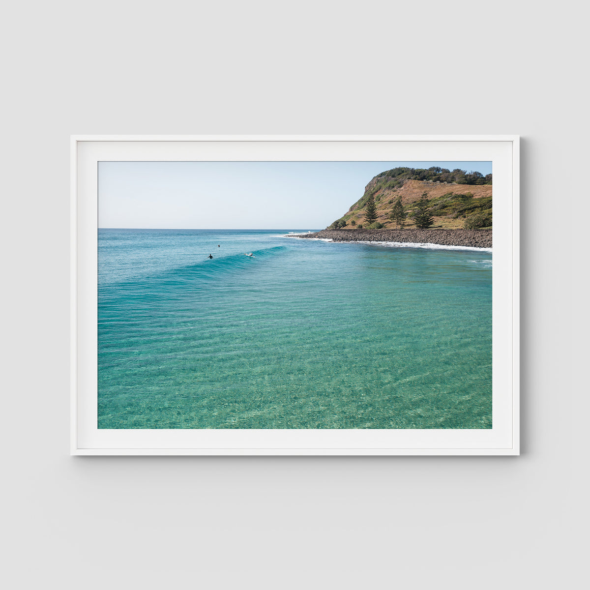 Lennox Peel - Fine Art Print - Traditional Frame - White - Landscape