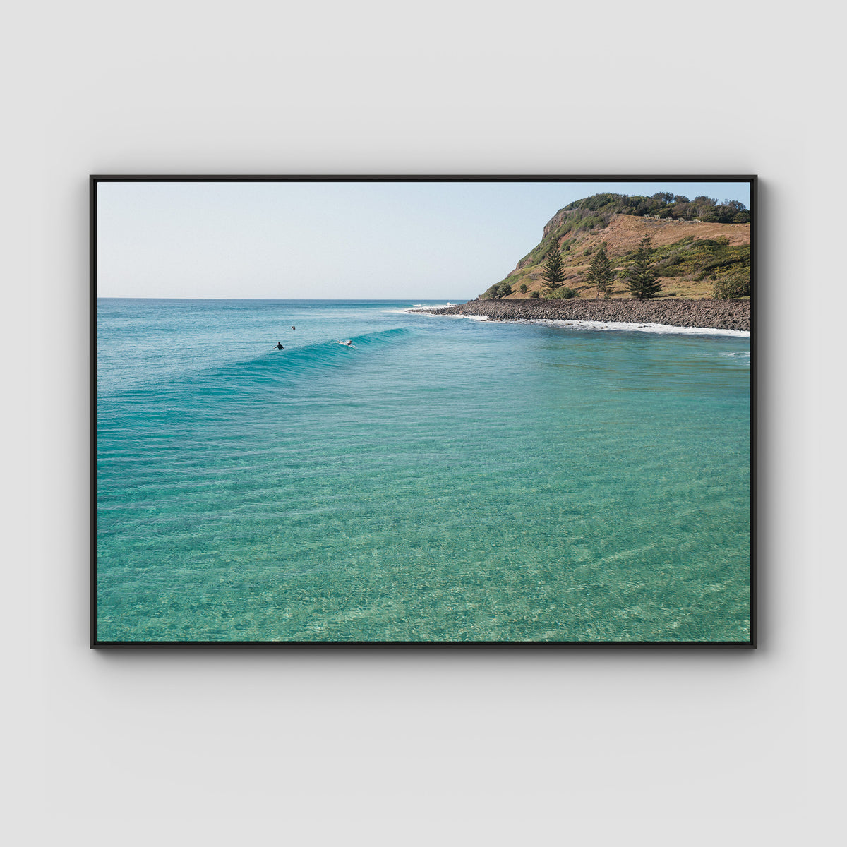 Lennox Peel - Fine Art Print - Float Frame Canvas - Black - Landscape