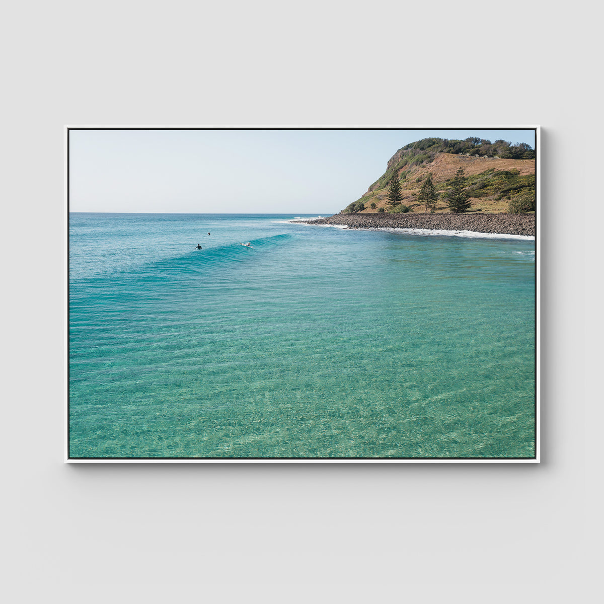 Lennox Peel - Fine Art Print - Float Frame Canvas - White - Landscape