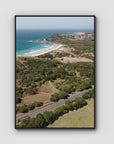 Coastal Road to Lennox - Fine Art Print - Float Frame Canvas - Black - Portrait