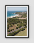 Coastal Road to Lennox - Fine Art Print - Traditional Frame - Black - Portrait
