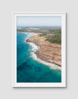 Lennox Headline - Fine Art Print - Traditional Frame - White - Portrait