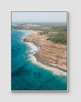 Lennox Headline - Fine Art Print - Float Frame Canvas - White - Portrait