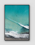 Lennox Top Down - Fine Art Print - Float Frame Canvas - Black - Portrait