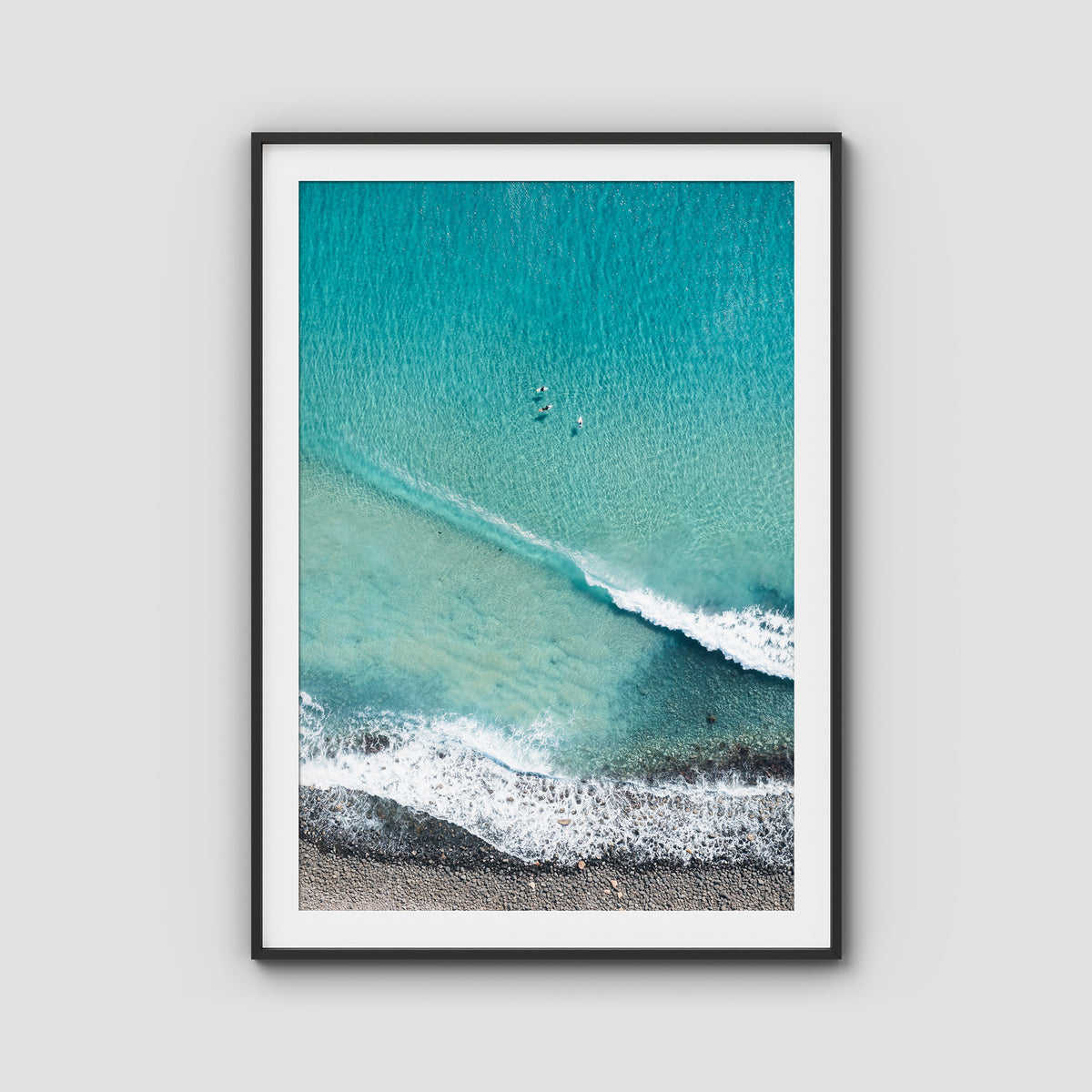 Lennox Top Down - Fine Art Print - Traditional Frame - Black - Portrait