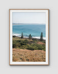 Lennox Ridge View - Fine Art Print - Traditional Frame - Raw Oak - Portrait