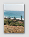 Lennox Ridge View - Fine Art Print - Float Frame Canvas - Raw Oak - Portrait