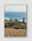 Lennox Ridge View - Fine Art Print - Float Frame Canvas - White - Portrait