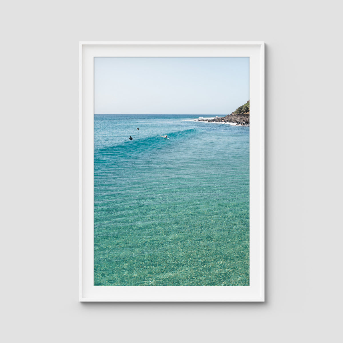 Lennox Peel - Fine Art Print - Traditional Frame - White - Portrait