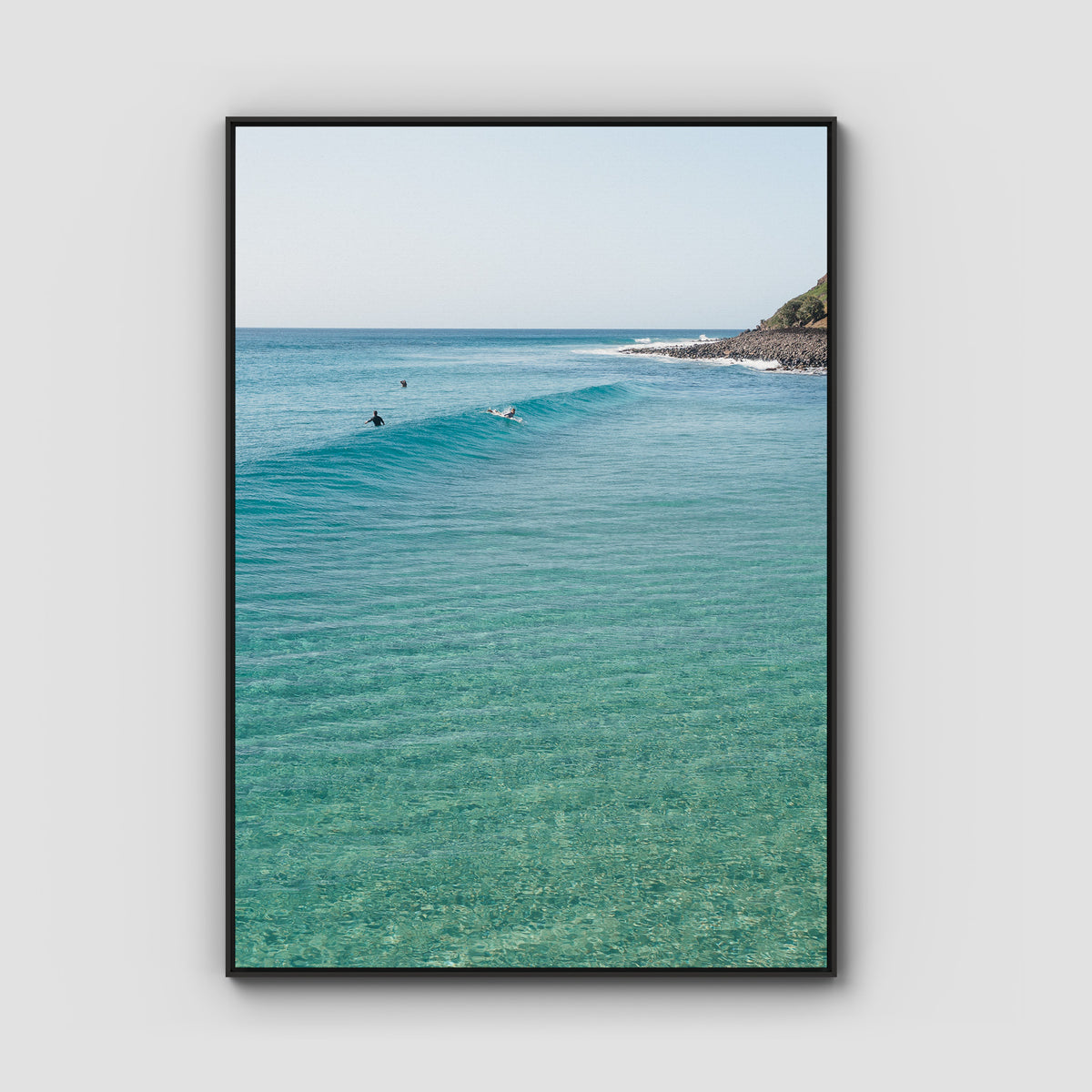 Lennox Peel - Fine Art Print - Float Frame Canvas - Black - Portrait
