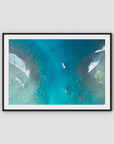 Hollow Trees Channel - Mentawai - Art Print - Traditional Frame - Black - Landscape