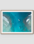 Hollow Trees Channel - Mentawai - Art Print - Traditional Frame - Raw Oak - Landscape
