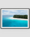 Island Blues - Mentawai - Art Print - Traditional Frame - Black - Landscape