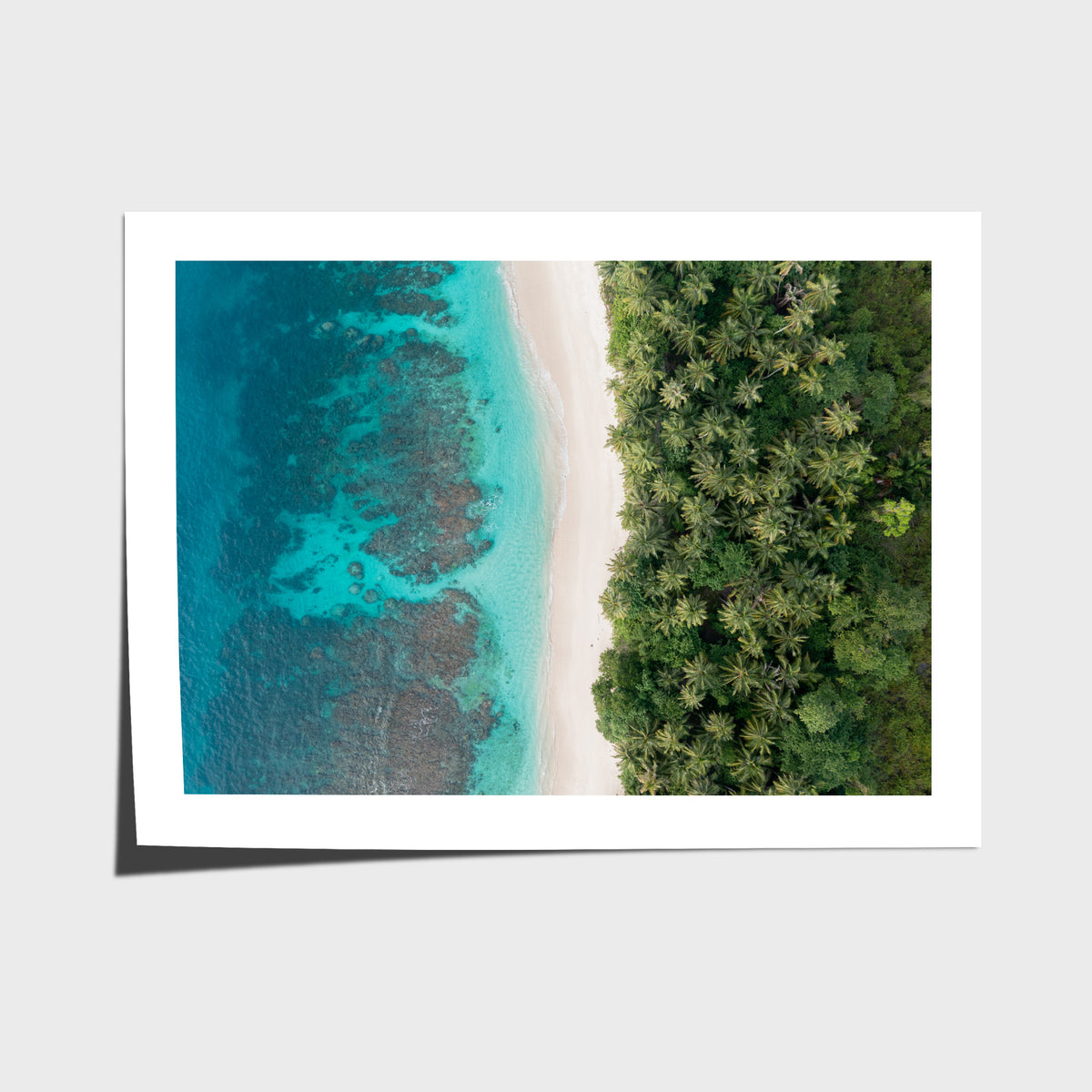 Island Symmetry ii - Mentawai - Art Print - Fine Art Paper - Unframed Print - Landscape