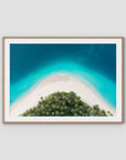 Island Symmetry iii - Mentawai - Art Print - Traditional Frame - Raw Oak - Landscape