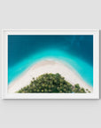 Island Symmetry iii - Mentawai - Art Print - Traditional Frame - White - Landscape