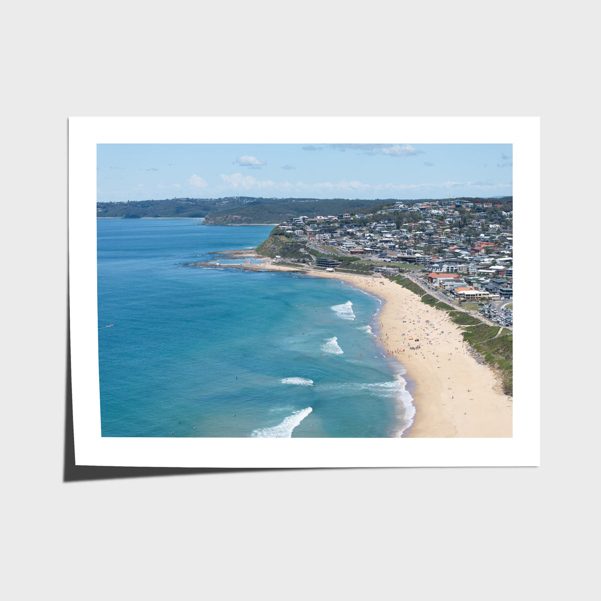 Newcastle Curve - Merewether - Fine Art Print - Fine Art Paper - Unframed Print - Landscape