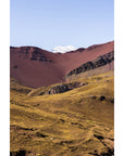 Red Mountains & Snow Caps - Peru - Fine Art Print