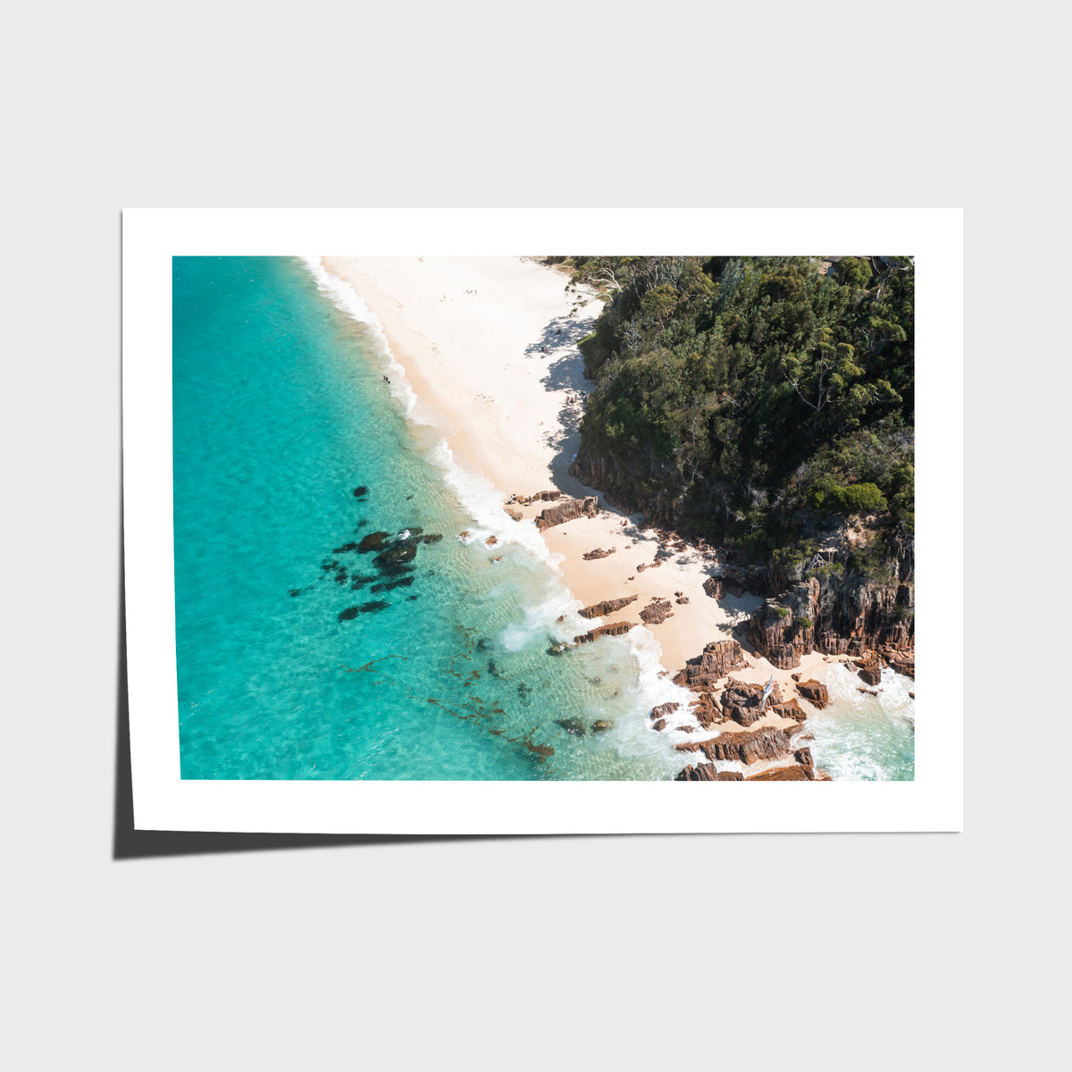 Shoal Bay Beach Corner - Port Stephens - Art Print - Fine Art Paper - Unframed Print - Landscape
