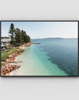 Corlette Mornings - Port Stephens - Art Print - Float Frame Canvas - Black - Landscape