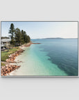 Corlette Mornings - Port Stephens - Art Print - Float Frame Canvas - White - Landscape