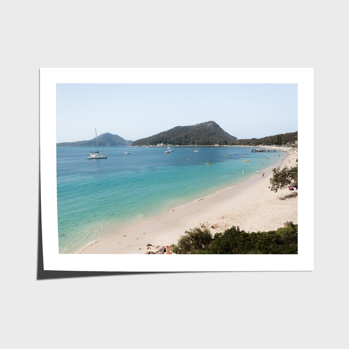Shoal Bay Beach View - Port Stephens - Art Print - Fine Art Paper - Unframed Print - Landscape