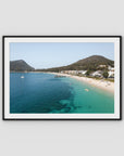 Shoal Bay Fun - Port Stephens - Art Print - Traditional Frame - Black - Landscape