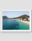Shoal Bay Fun - Port Stephens - Art Print - Traditional Frame - White - Landscape