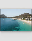 Shoal Bay Fun - Port Stephens - Art Print - Float Frame Canvas - White - Landscape