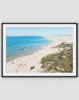 Birubi Beach Summer Days - Port Stephens - Art Print - Traditional Frame - Black - Landscape