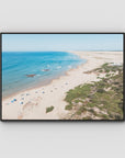 Birubi Beach Summer Days - Port Stephens - Art Print - Float Frame Canvas - Black - Landscape