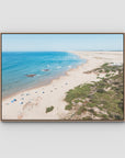 Birubi Beach Summer Days - Port Stephens - Art Print - Float Frame Canvas - Raw Oak - Landscape