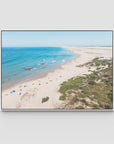 Birubi Beach Summer Days - Port Stephens - Art Print - Float Frame Canvas - White - Landscape