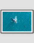 Breath of the Ocean - Art Print - Traditional Frame - Black - Landscape