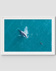 Breath of the Ocean - Art Print - Traditional Frame - White - Landscape