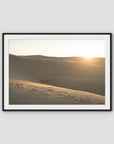 Birubi Sand Dunes - Port Stephens - Art Print - Traditional Frame - Black - Landscape