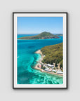 Tomaree ii - Port Stephens - Art Print - Traditional Frame - Black - Portrait