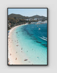 Nelson Bay Summer - Port Stephens - Art Print - Float Frame Canvas - Black - Portrait