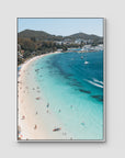 Nelson Bay Summer - Port Stephens - Art Print - Float Frame Canvas - White - Portrait