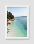 Corlette Mornings - Port Stephens - Art Print - Traditional Frame - White - Portrait