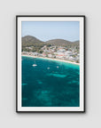 Shoal Bay CBD - Port Stephens - Art Print - Traditional Frame - Black - Portrait