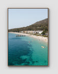 Shoal Bay Fun - Port Stephens - Art Print - Float Frame Canvas - Raw Oak - Portrait