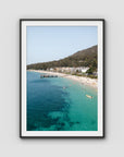 Shoal Bay Fun - Port Stephens - Art Print - Traditional Frame - Black - Portrait