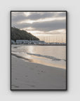 The Anchorage Corlette Sunset - Port Stephens - Art Print - Float Frame Canvas - Black - Portrait