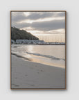 The Anchorage Corlette Sunset - Port Stephens - Art Print - Float Frame Canvas - Raw Oak - Portrait