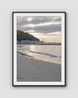 The Anchorage Corlette Sunset - Port Stephens - Art Print - Traditional Frame - Black - Portrait