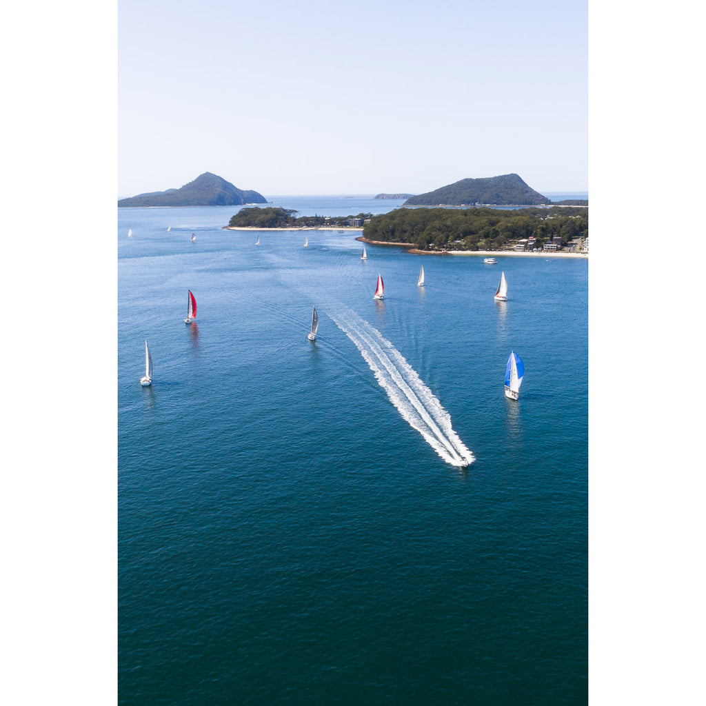 Nelson Bay Race Day - Port Stephens - Art Print