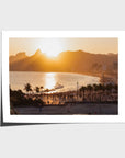 Ipanema Sunset – Golden Hour in Rio Print - Fine Art Paper - Unframed Print - Landscape